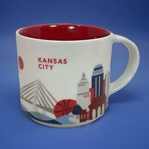 Starbucks KANSAS CITY Colorado You Are Here Collector Coffee Cup Mug 14 oz